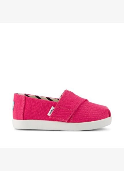 Kız Çocuk Espadril / Keten 10022115 Toms ALPARGATA Heritage Canvas Fuchsia