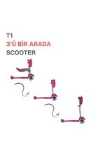 SmarTrike T1 3’ü 1 Arada Oturaklı ve Çantalı Çocuk Scooterı (15 Ay - 5 Yaş) - Görsel 3