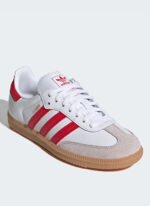 Adidas Beyaz Erkek Çocuk Yürüyüş Ayakkabısı JQ2833 SAMBA OG J - Görsel 3