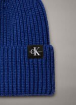Calvin Klein Mavi Erkek Çocuk Fitilli Bere IU0IU00440C7L - Görsel 3